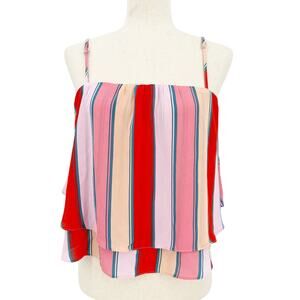Geena Short Swing Tank Top women's XS cami stripes summer casual Buddy Love NEW